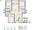 Ozone green view 3bhk large floor plan